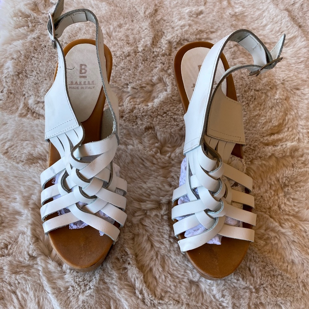 Bakers white heels